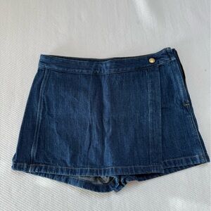 J. Crew Indigo Denim Skort